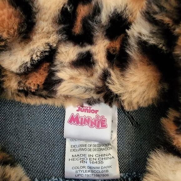 DISNEY MINNIE JEAN JACKET/RALPH LAUREN RED RIBBED SKIRT GIRLS SIZE 7/8 SEE TAGS - Picture 8 of 16